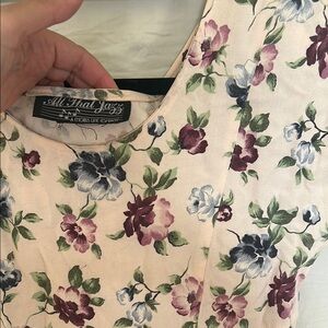 Vintage 1980’s All That Jazz Floral Dress